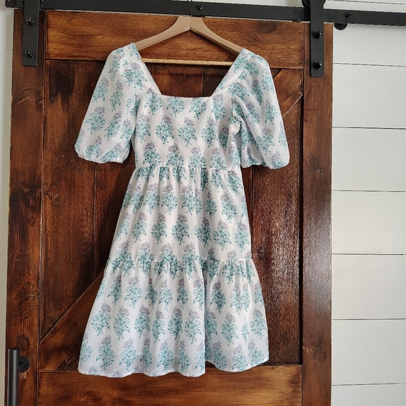 J.Marie Dresses & Skirts - J. Marie Floral Tiered Mini Dress Cottagecore Boho XS